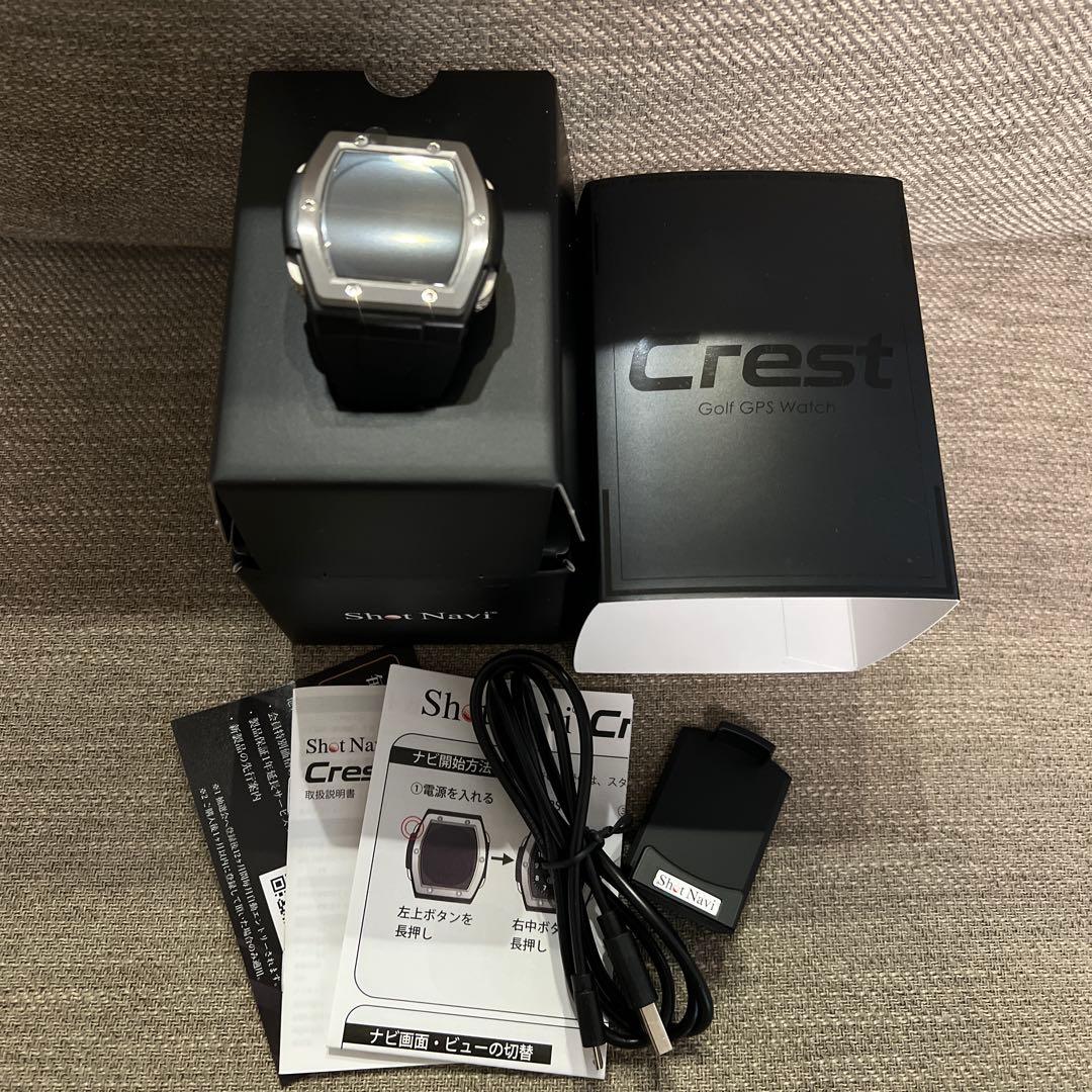 Shot Navi Crestショットナビ　ブラック×シルバー