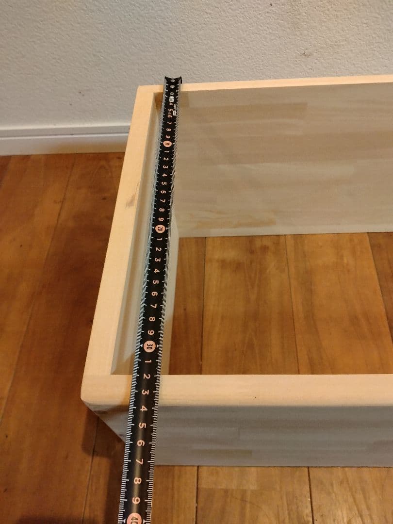 木製　ハンドメイド　オーダー　ロの字　シェルフ　棚　ラック　テレビ台