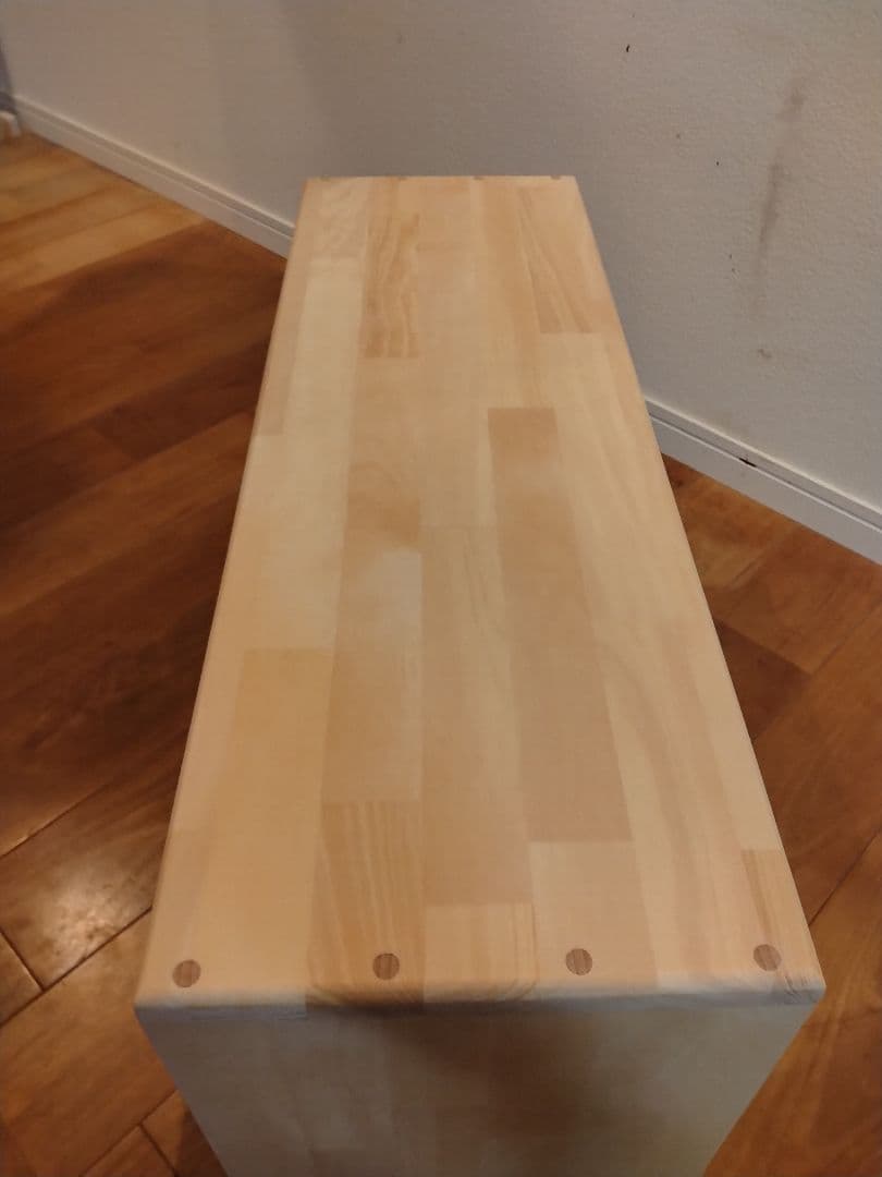 木製　ハンドメイド　オーダー　ロの字　シェルフ　棚　ラック　テレビ台