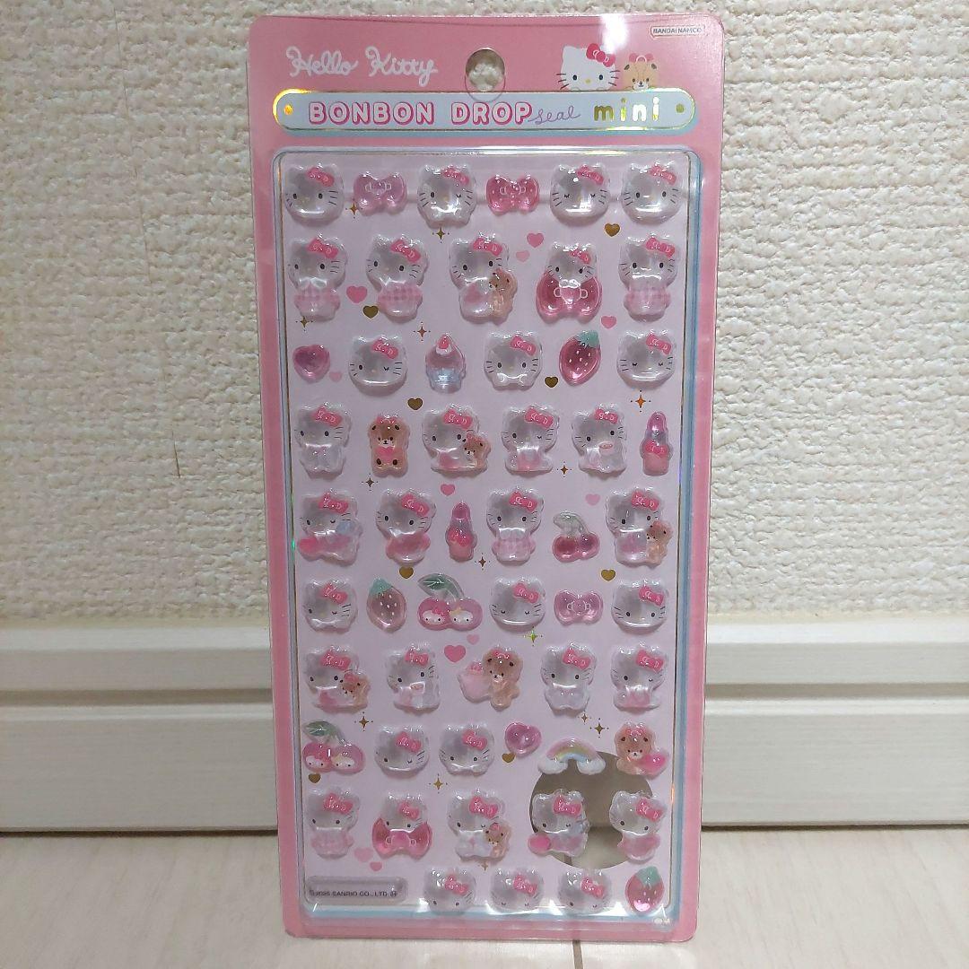 「正規品」サンリオボンボンドロップシールミニ 8種コンプリートセット　キティ他