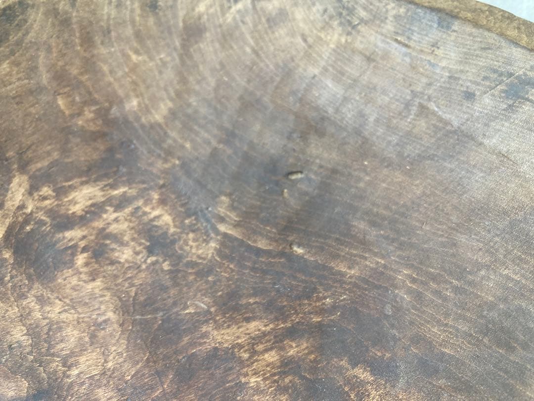 古道具　繭皿　木皿　枯れた皿