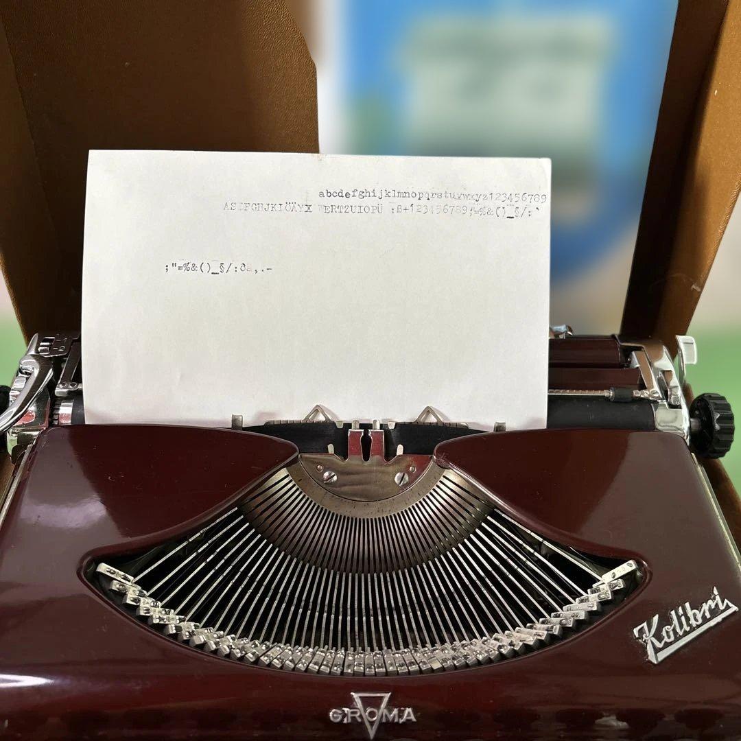 Groma Kolibri タイプライター アンティーク【ケース付き】