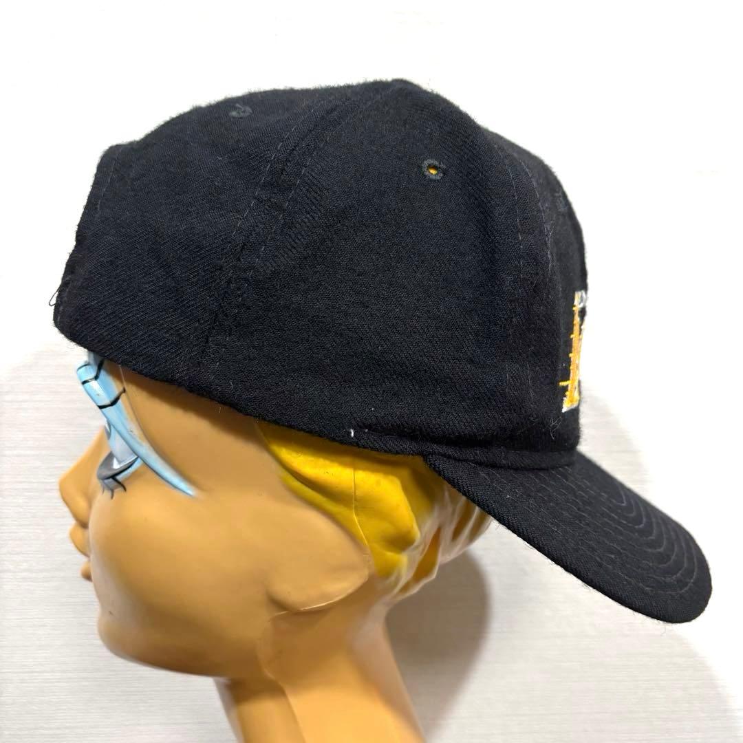 90s 黒 スターター ロサンゼルス レイカーズ オフィシャル ウール キャップ