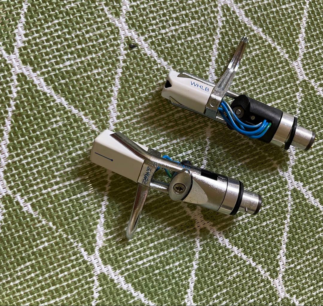 SHURE WHLB　シュア ホワイトレーベル レコード カートリッジ　2本