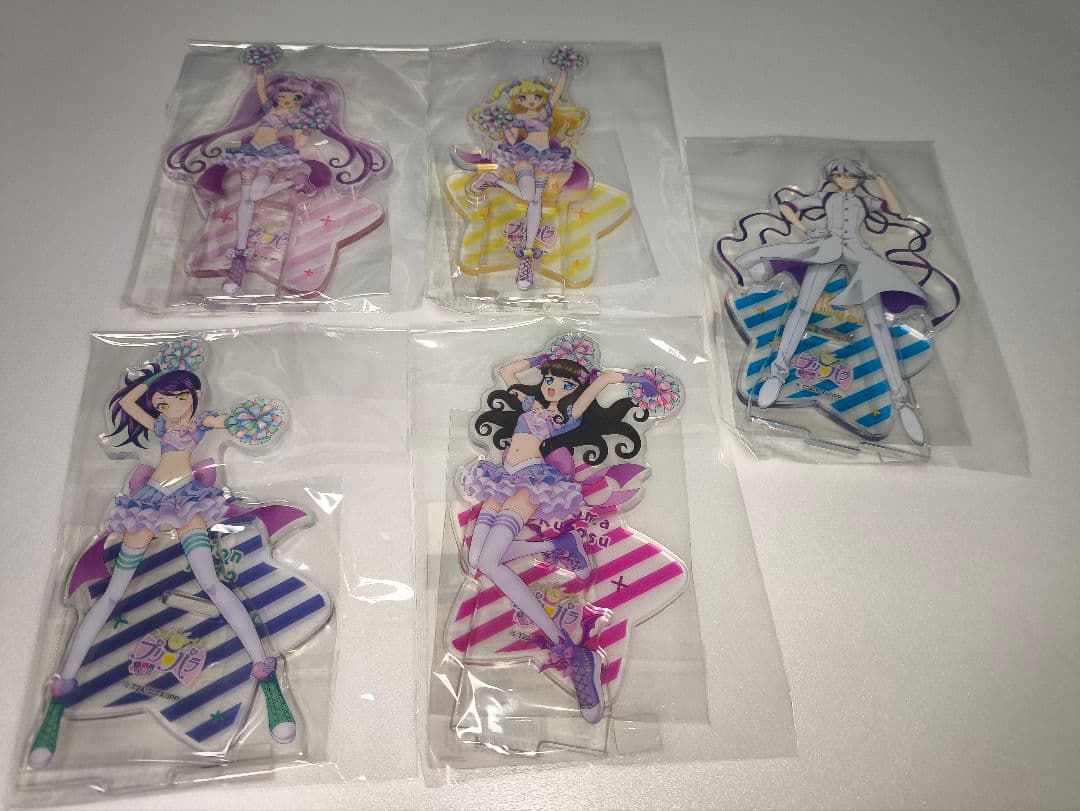 プリパラ　アニメイトコラボ　真中らぁら　夢川ゆい　他　アクリルスタンド