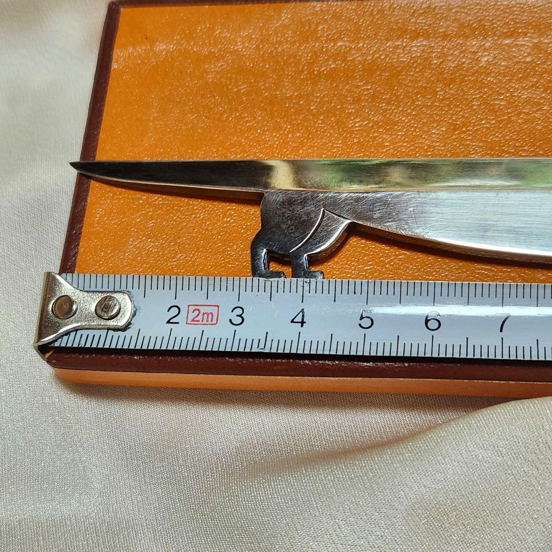 エルメス　ヴィンテージ　ペーパーナイフ　ダックスフンド