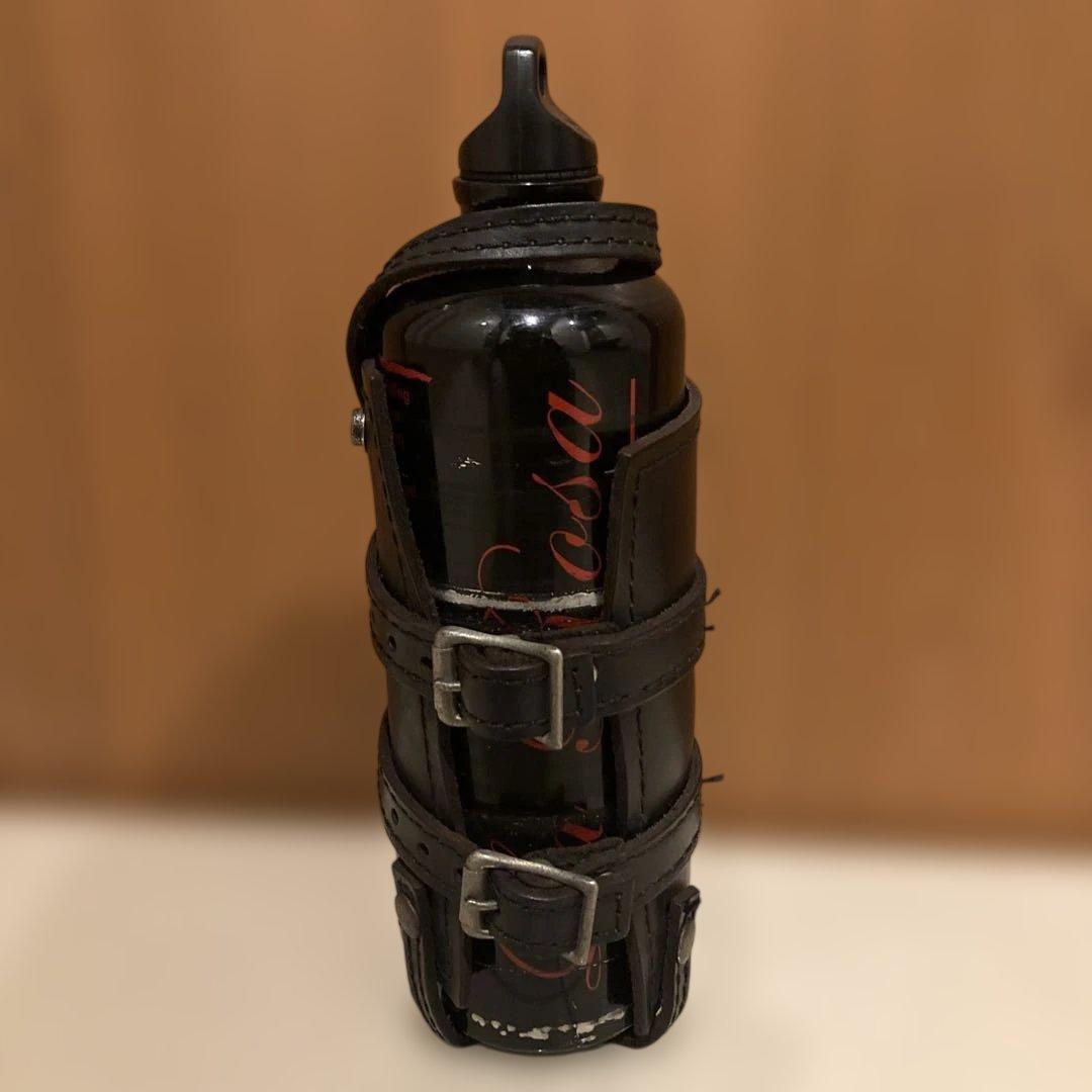 バイク　ガソリン携行缶　携行缶ホルダー　セット　レザー　本革