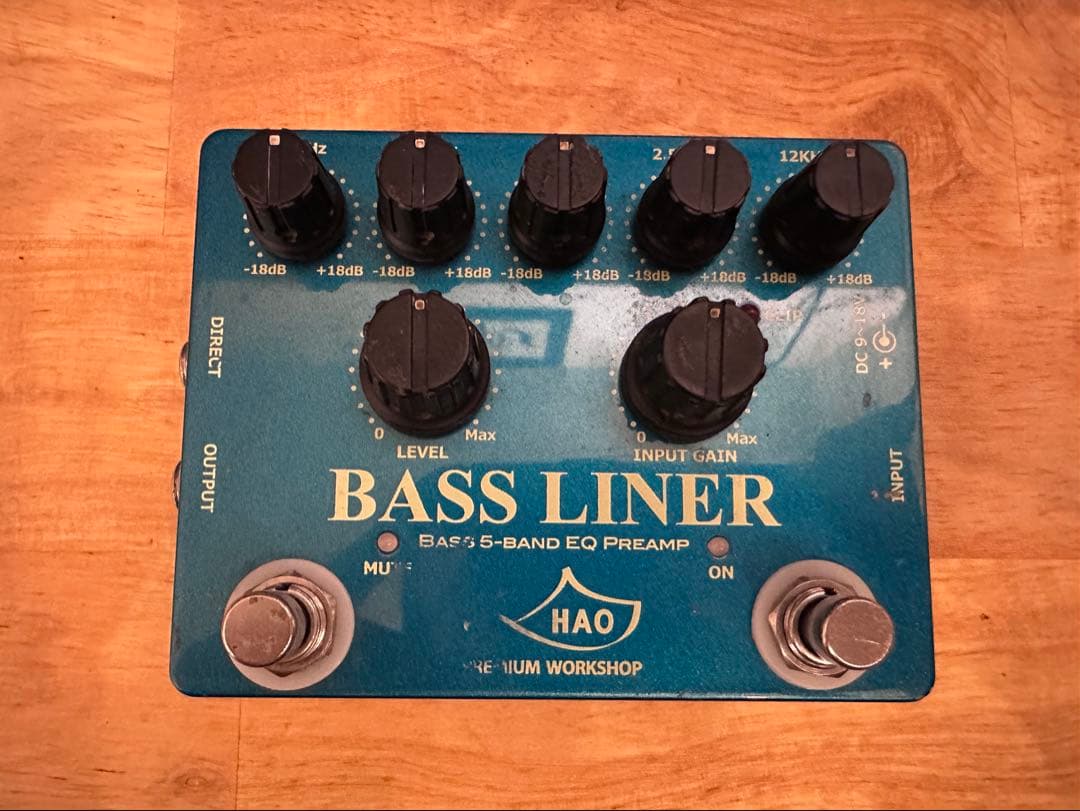 HAO BASS LINER プリアンプ　DCケーブルオマケ付き