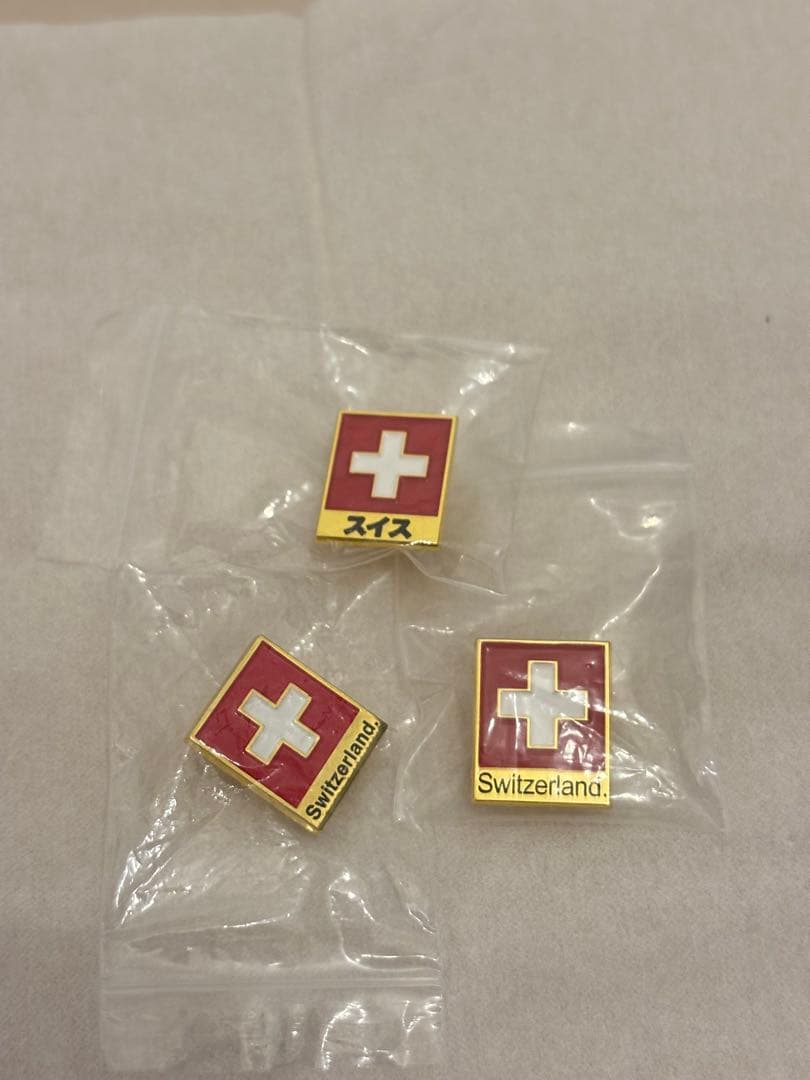 「特別」　3点スイスピンバッジ大阪関西万博EXPO2025