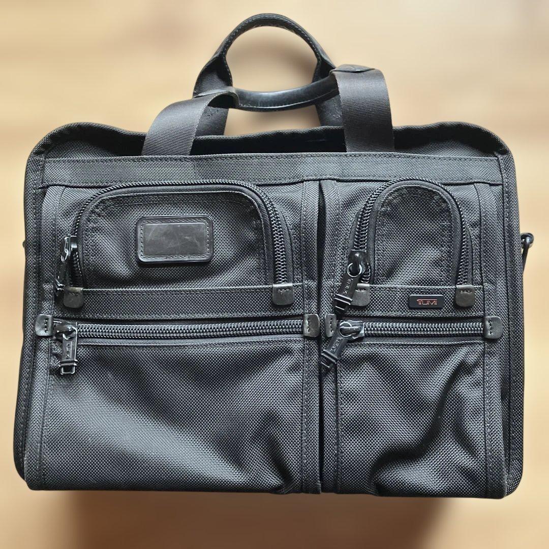 TUMI 26141DH ALPHA ビジネスバック　使用頻度少　長期保管品