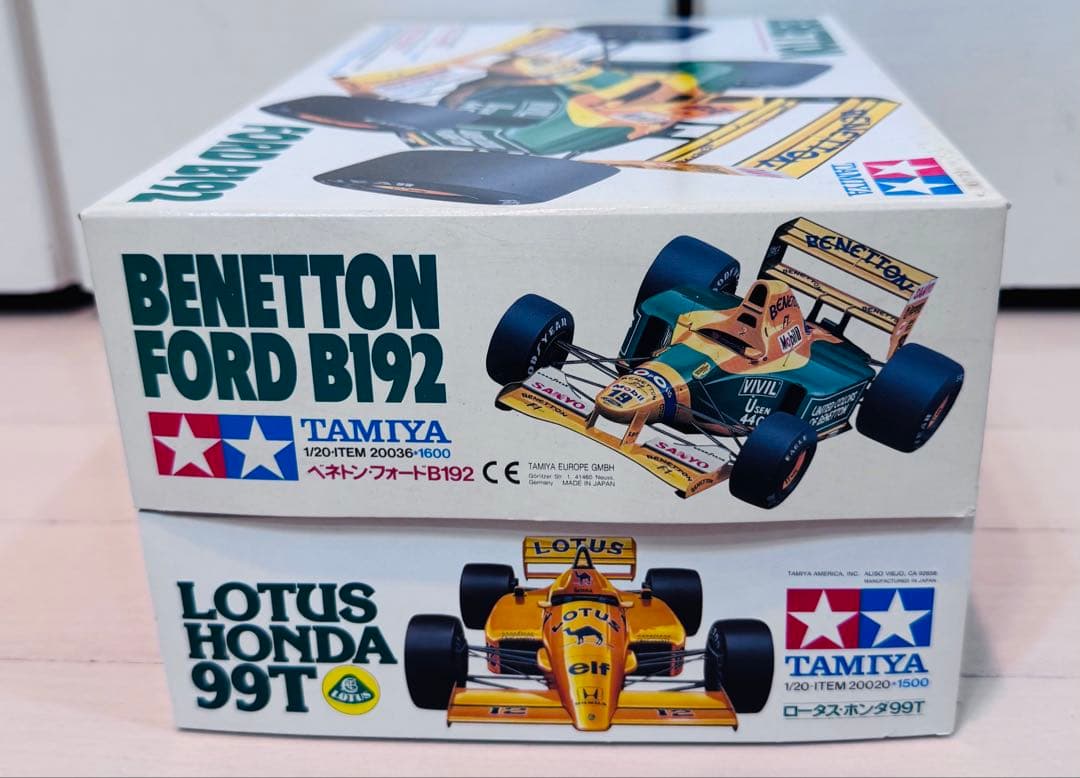 【未組立】　タミヤ　ベネトン　ロータス　2台セット　1/20