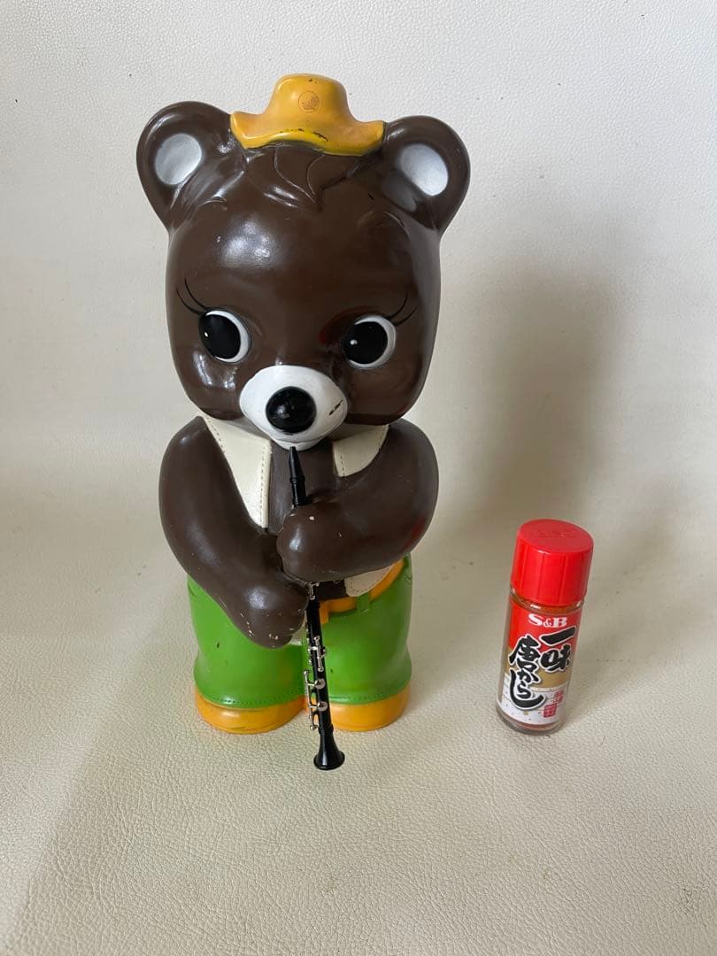 たくぎん たくちゃん ソフビ貯金箱 カウンター用 店頭用 音楽隊 クラリネット