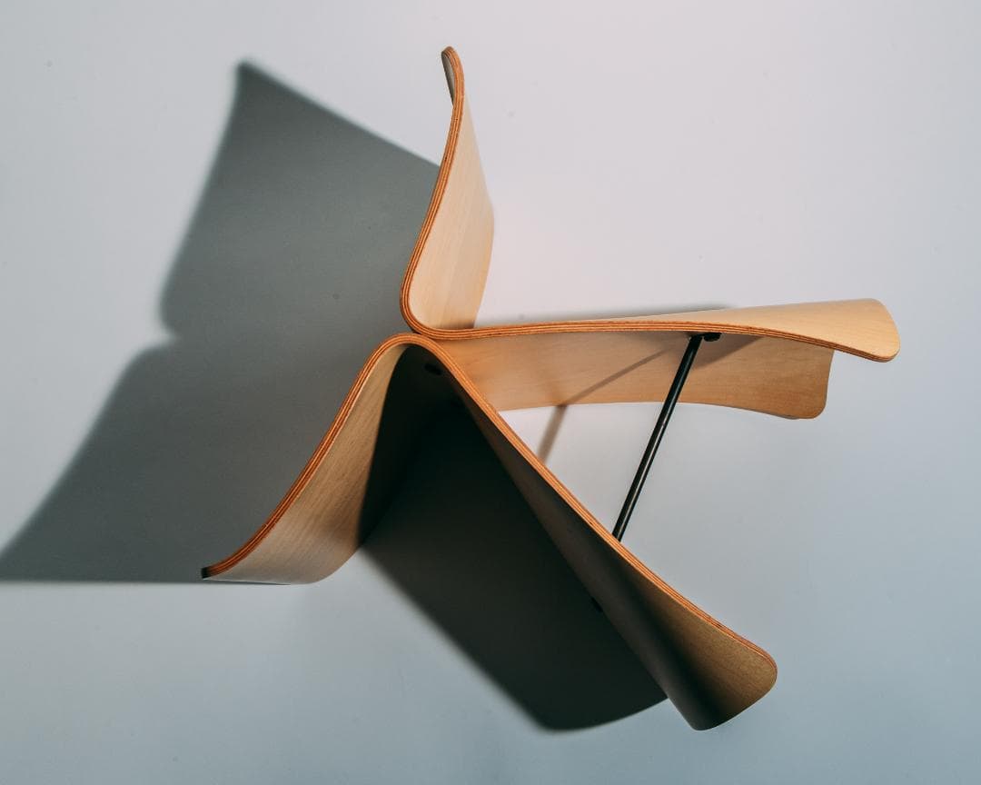 天童木工 柳宗理　バタフライスツール メイプル