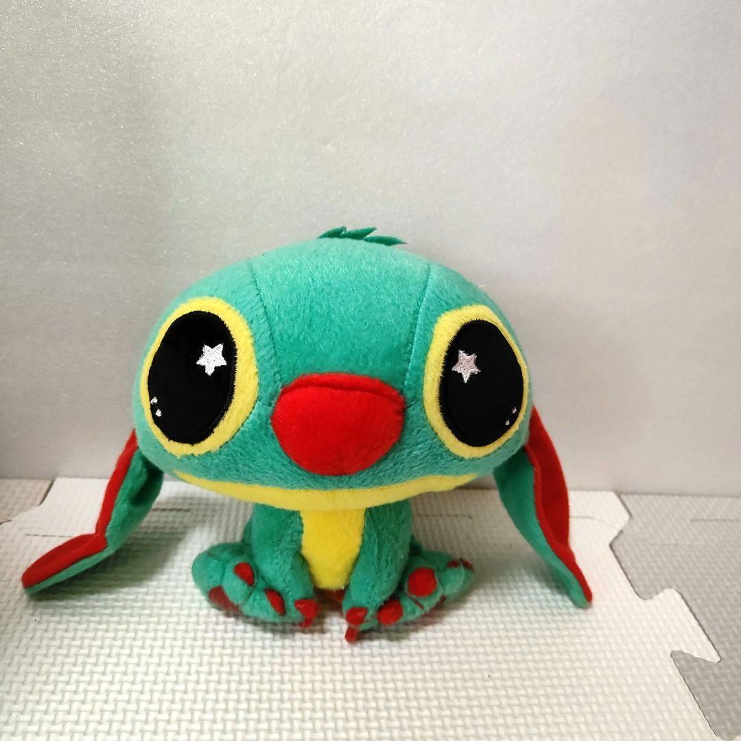 激レア 希少　ディズニー リロ＆スティッチ　ぬいぐるみ　グリーン　緑