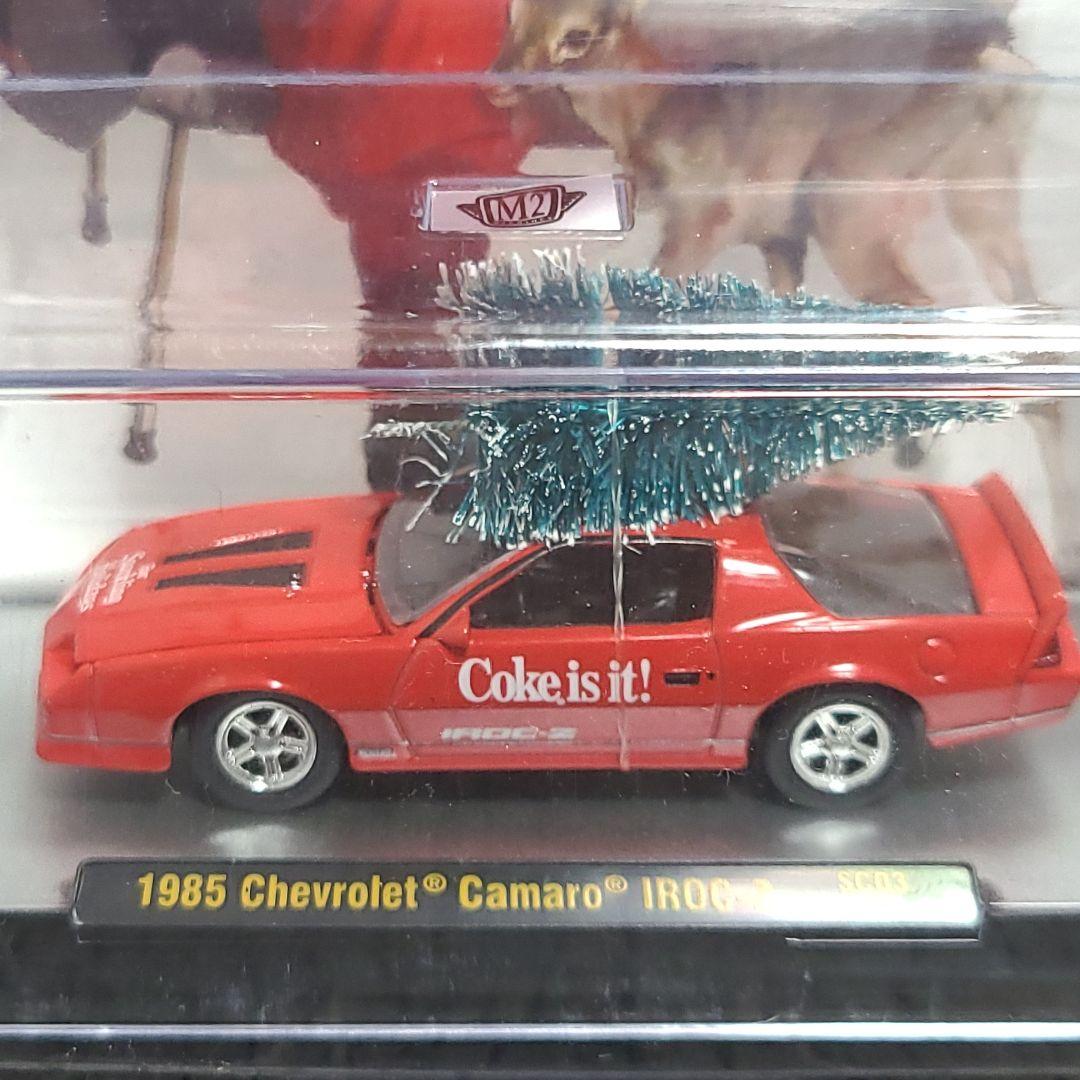 M2マシーン　コカ・コーラ　クリスマス　シボレー　3rd　カマロ 1/64