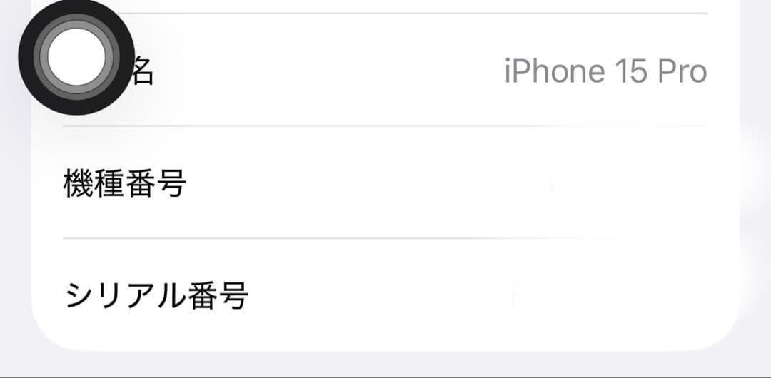 【美品】iPhone 15 Pro 256GB／国内版SIMフリー