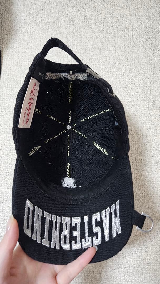 mastermind JAPAN × Mitchell & Ness キャップ黒
