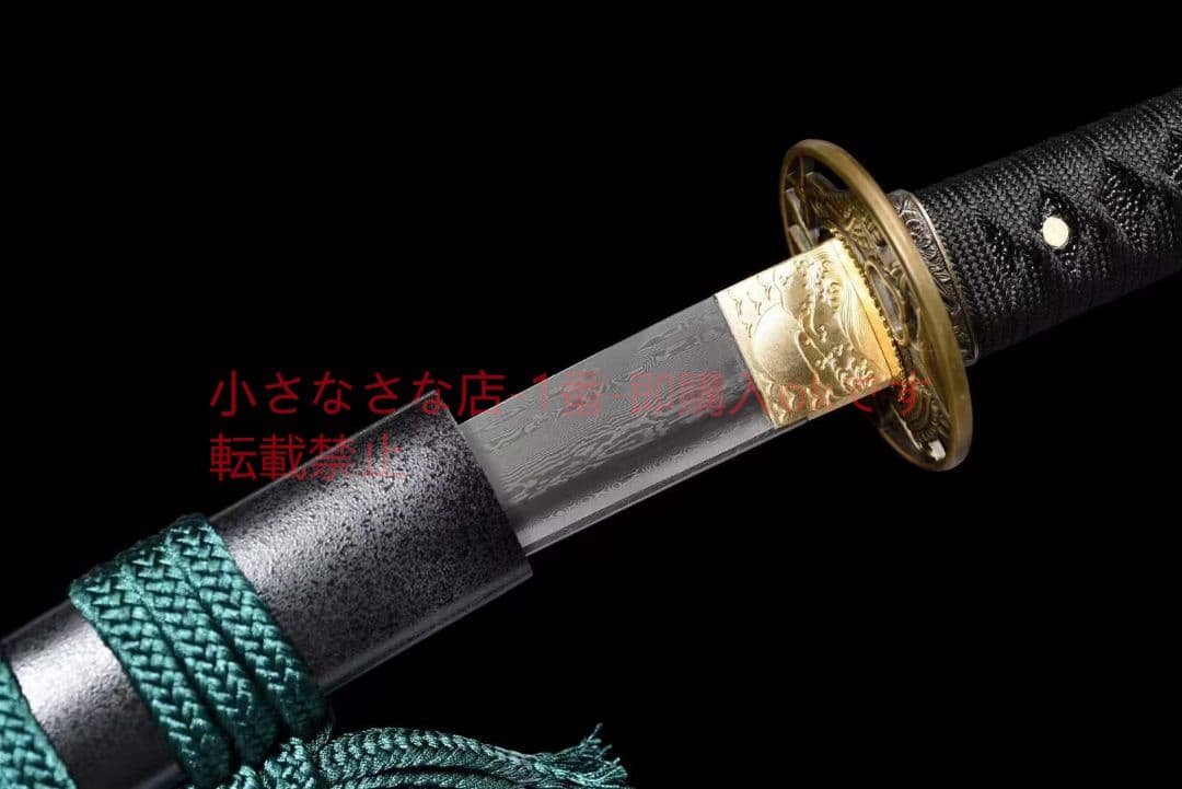 【唐風・コオロギ】模様鋼武士刀 古兵器 武具 刀装具 日本刀 模造刀 居合刀