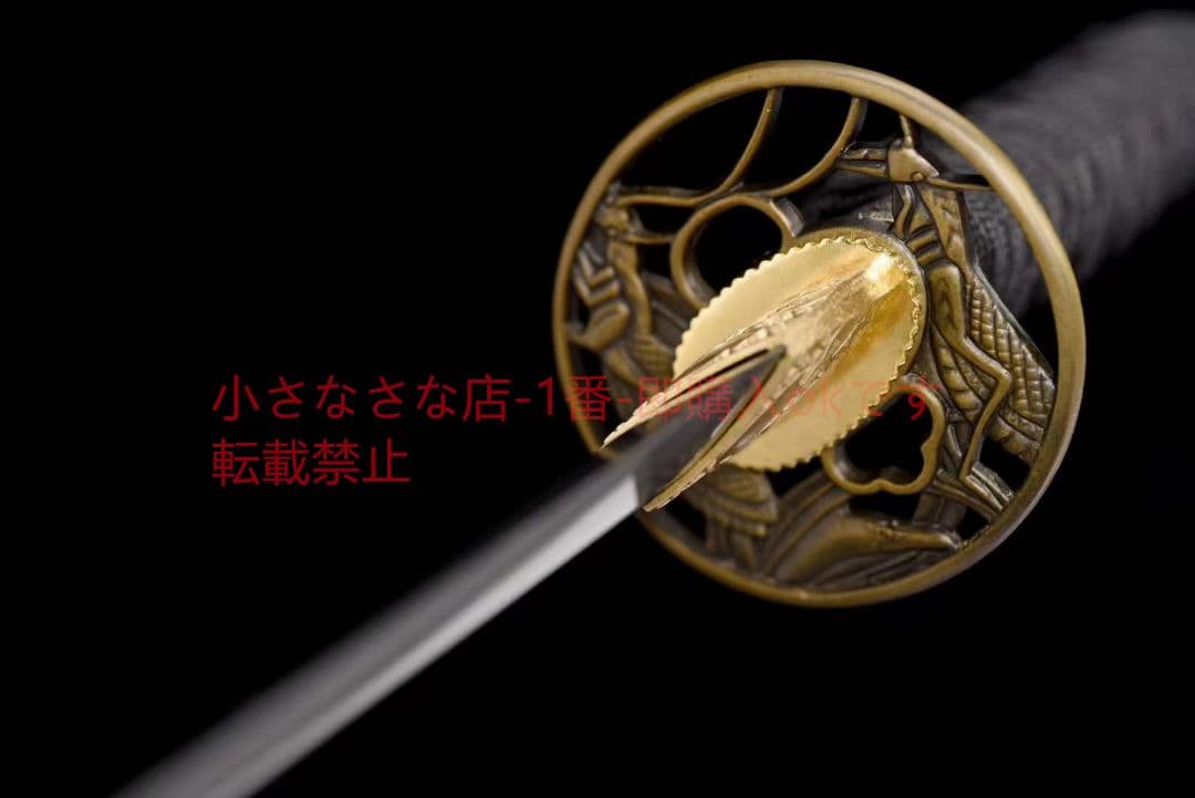 【唐風・コオロギ】模様鋼武士刀 古兵器 武具 刀装具 日本刀 模造刀 居合刀