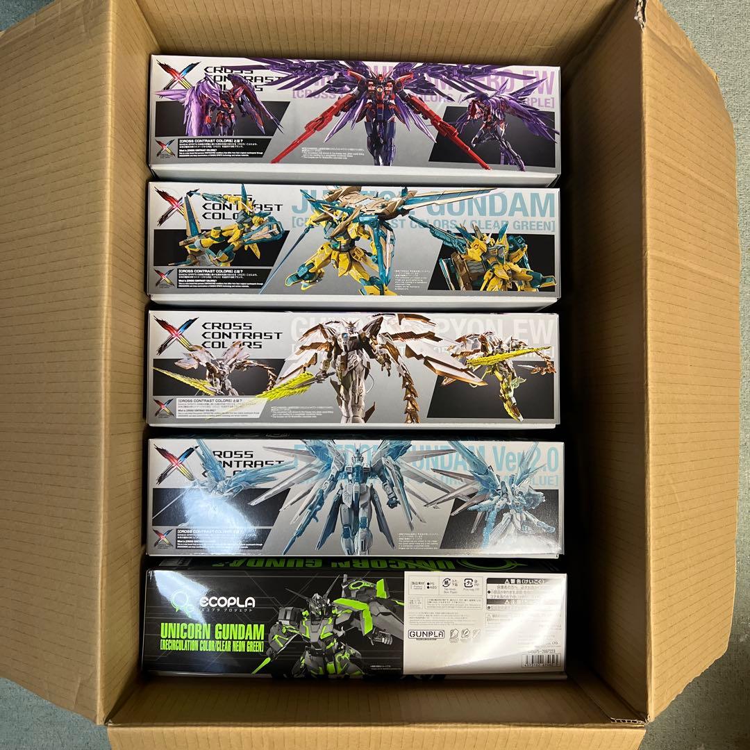 MG 1/100 ウイングガンダムゼロEW CROSS CONTRAST 他4点