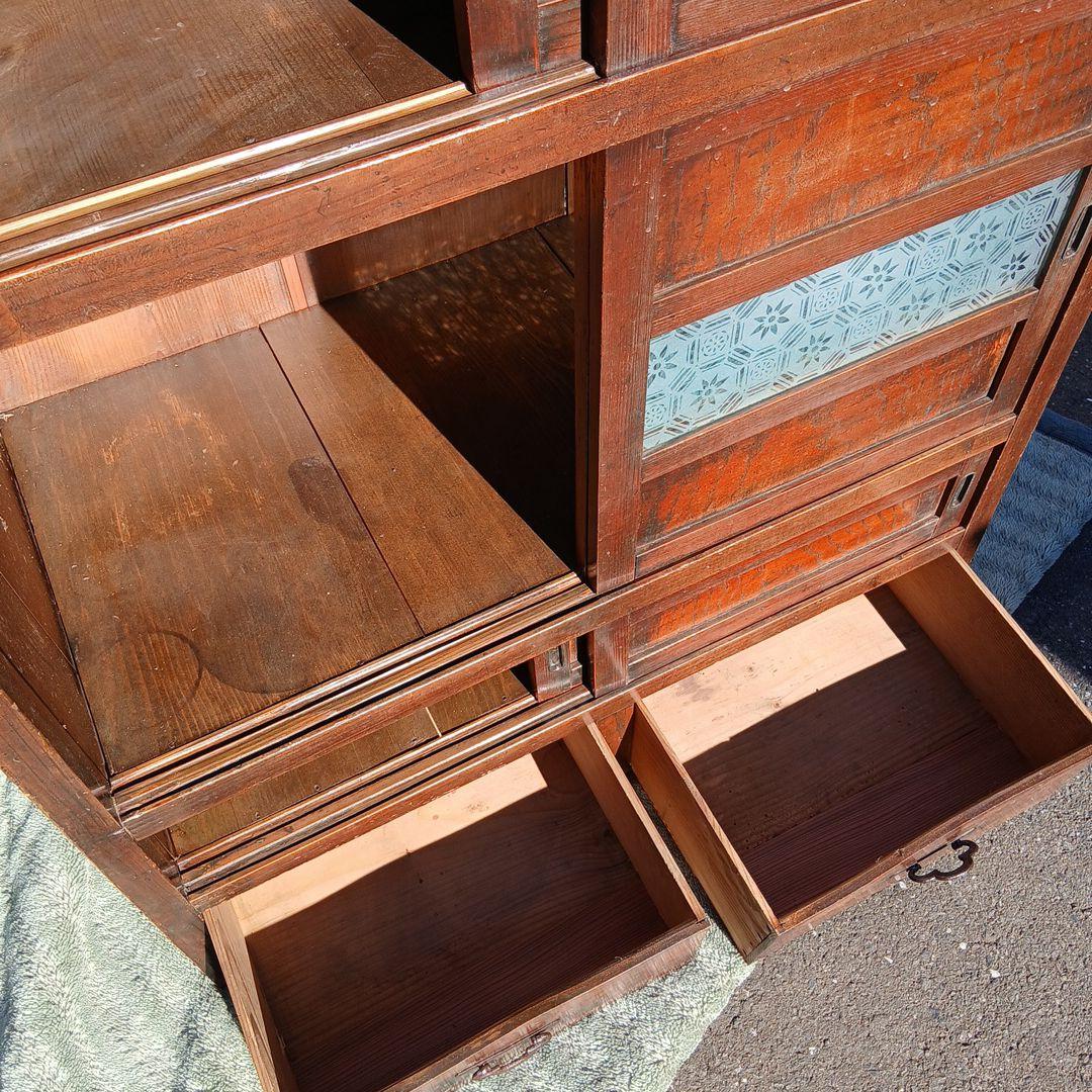 ☆昭和レトロ大正ロマン 小型茶タンス☆古民家 古家具 当時物