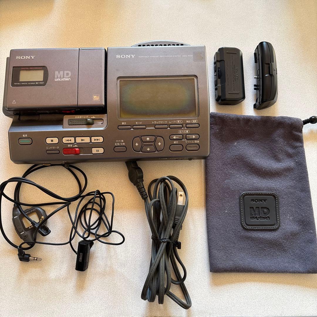 週末値下げ【ジャンク品】MDステーション SONY MZ-R4ST