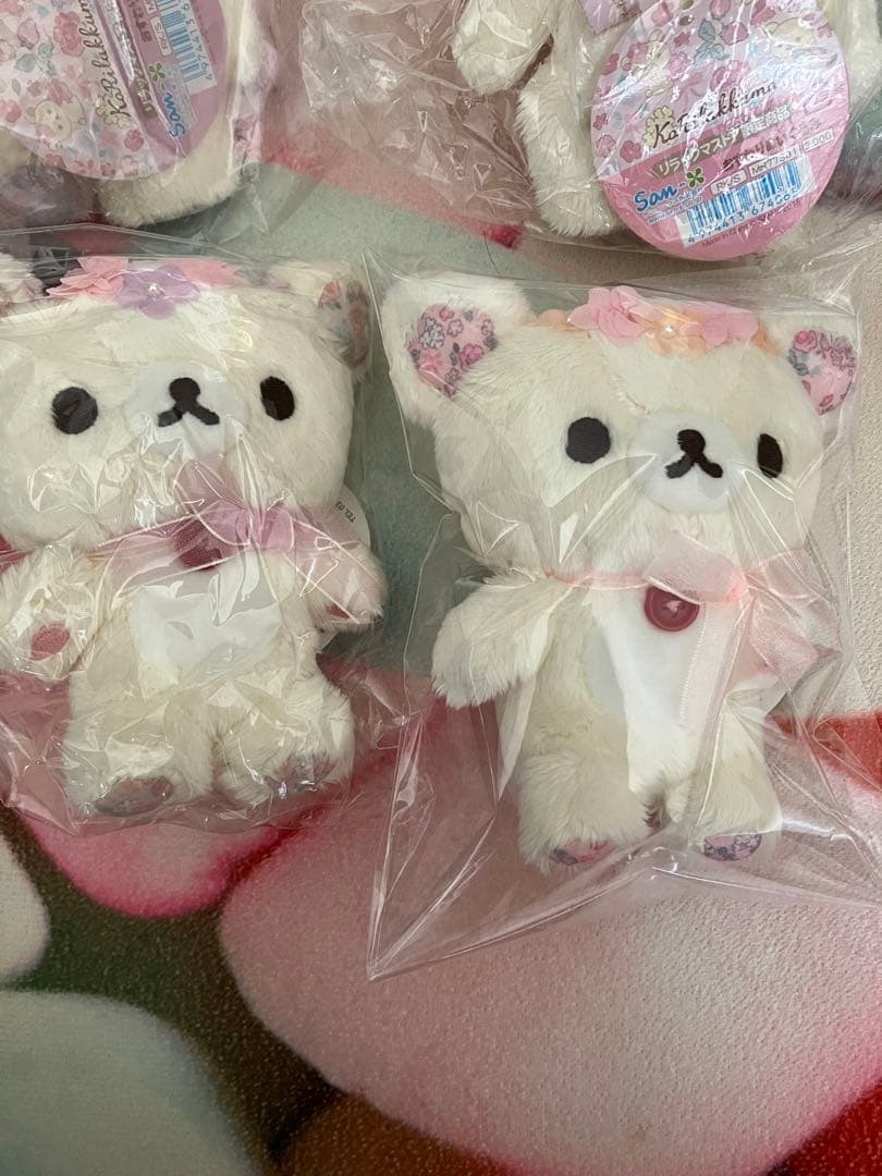 コリラックマ　ストア限定　おすわりぬいぐるみ　ぶらさげぬいぐるみ　花冠