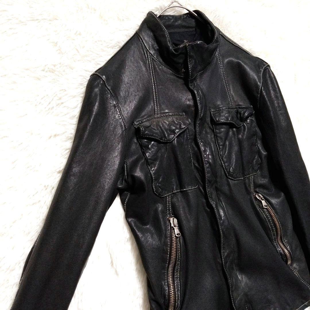 イタリア製　羊革　タトラス　TATRAS　LAT40.8　レザー　ジャケット