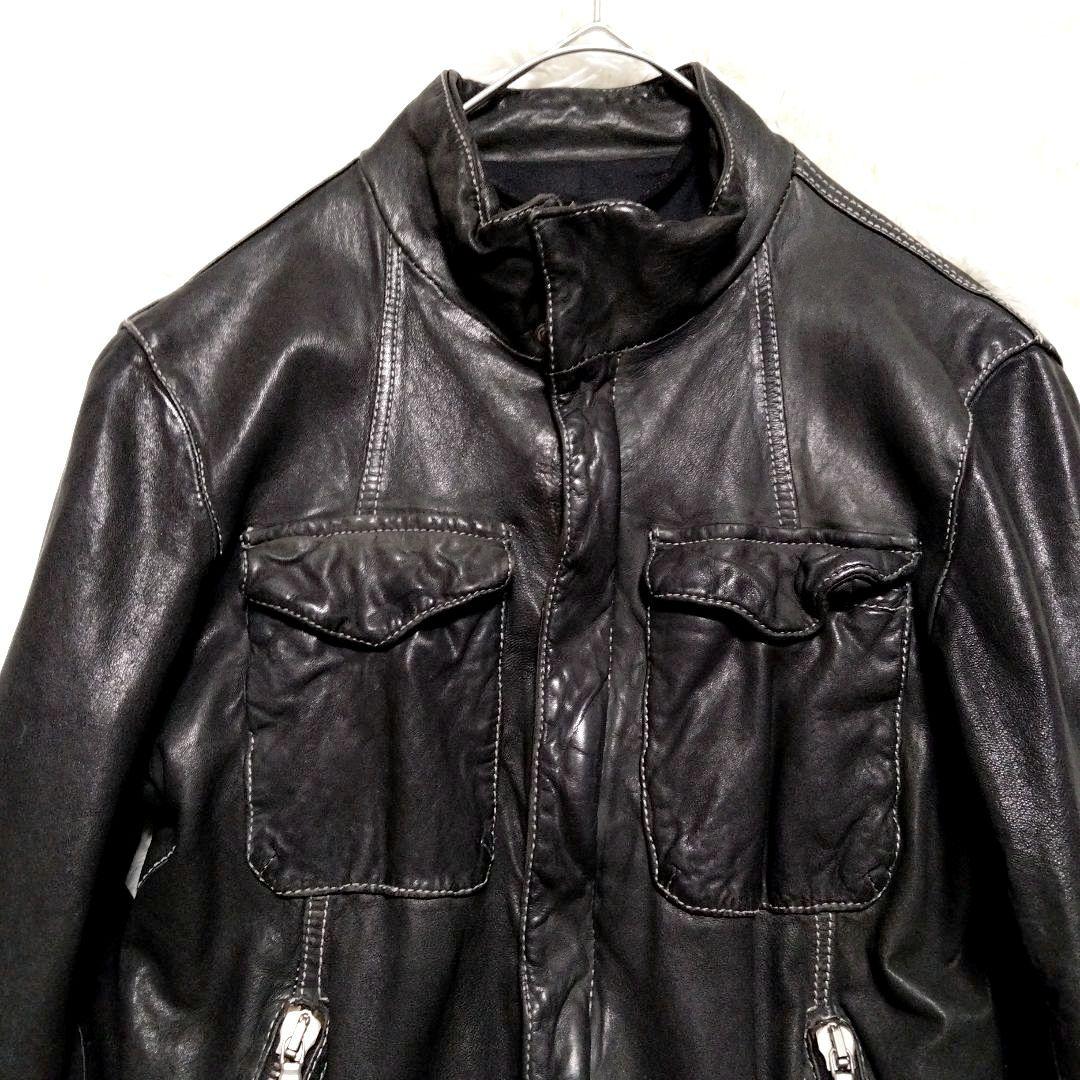 イタリア製　羊革　タトラス　TATRAS　LAT40.8　レザー　ジャケット