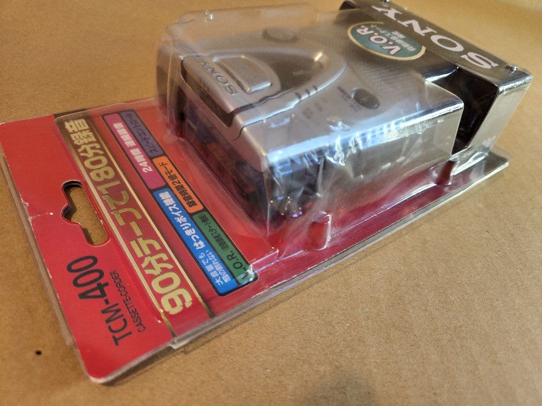 未使用 SONY カセットレコーダー 当時もの ソニー 録音 盗聴 テープ 再生