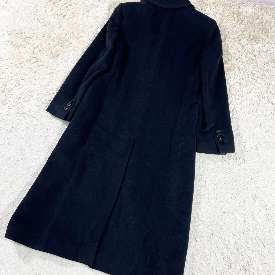 ✨美品 アルマーニ チェスターコート マキシ丈 カシミヤ アンゴラ 希少XL