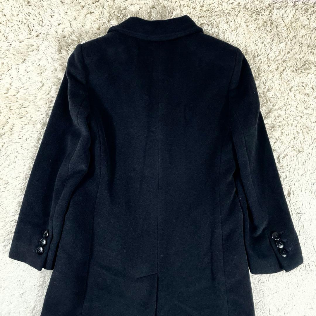 ✨美品 アルマーニ チェスターコート マキシ丈 カシミヤ アンゴラ 希少XL