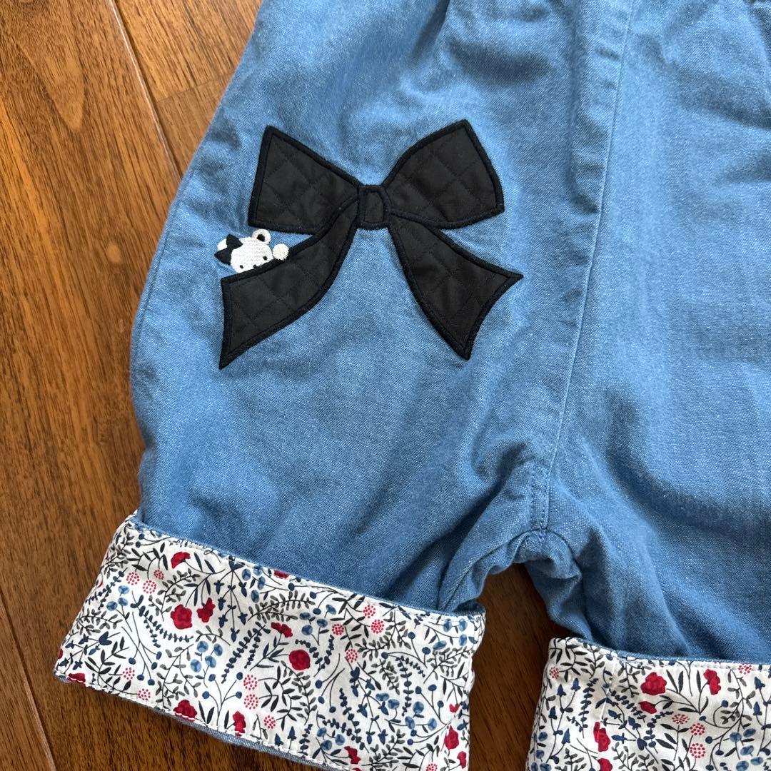 happii　ファミリア　オーバーオール　ボーダートップス