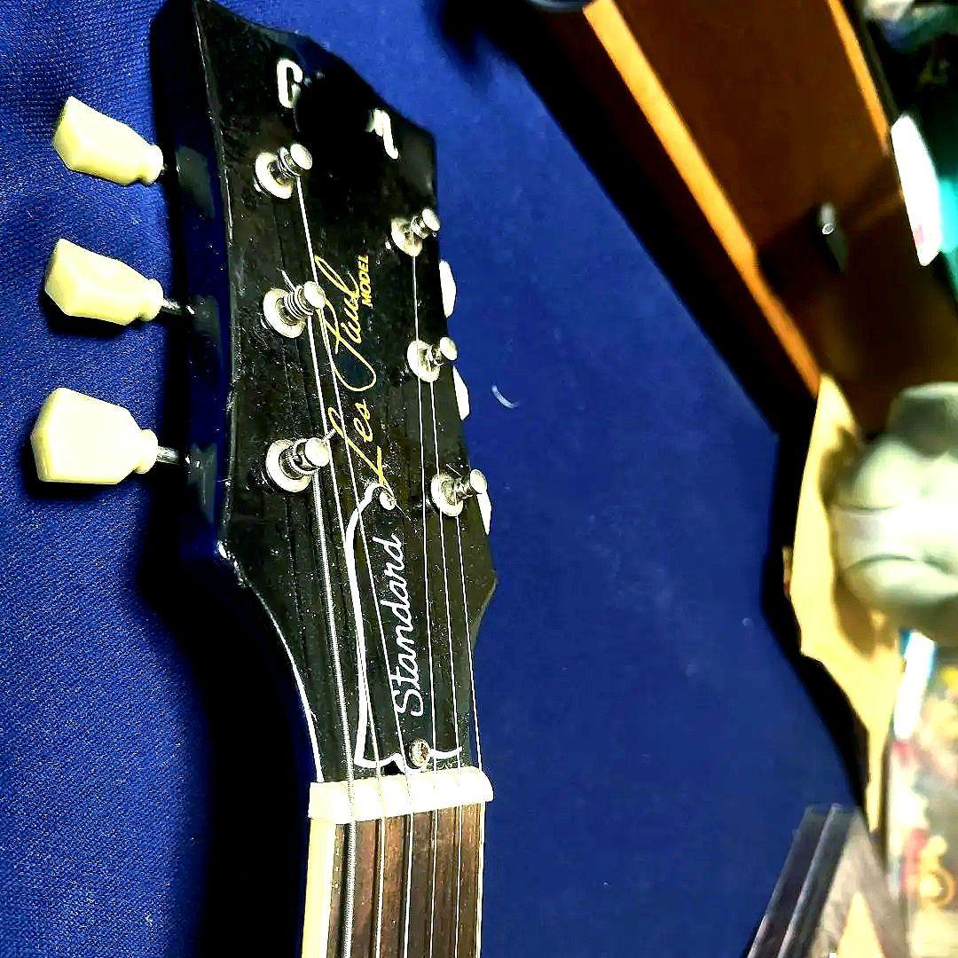 お*ら様 ☆Gibs〇n Les Paul Standard ブルーcopymo
