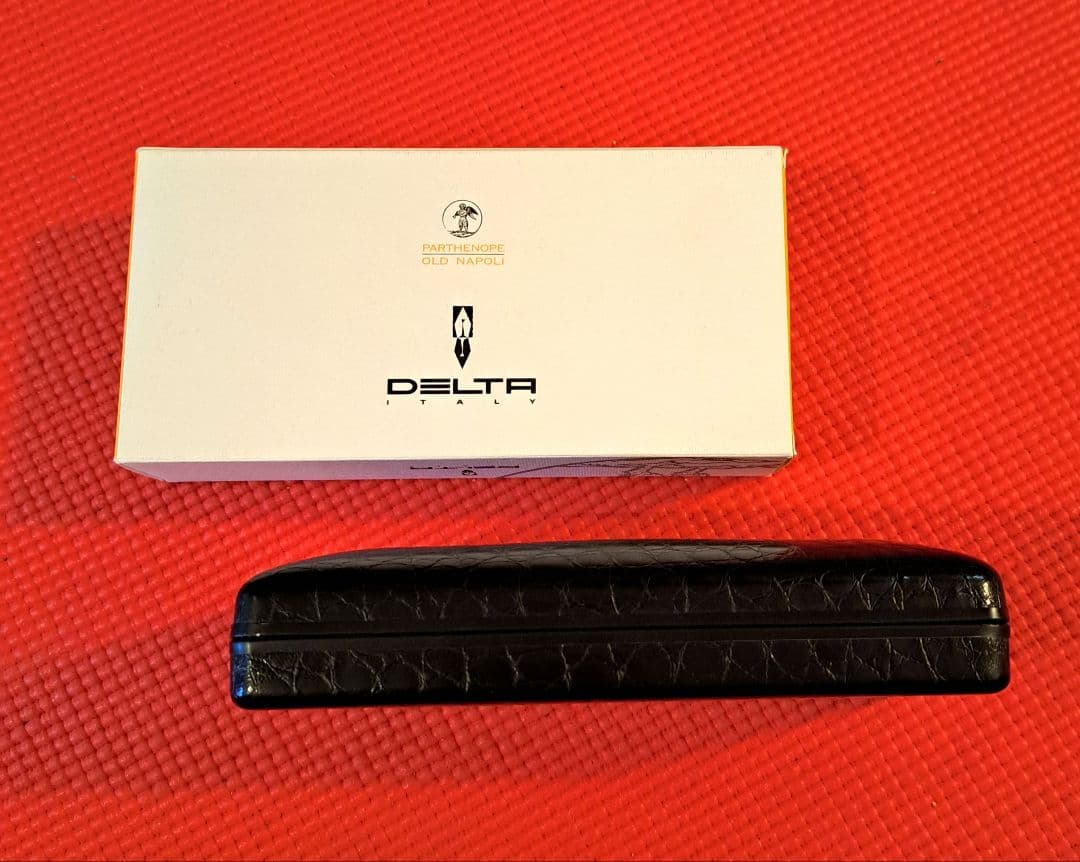 【DELTA】デルタ OLD NAPOLI 万年筆 レザーケース(箱付き)