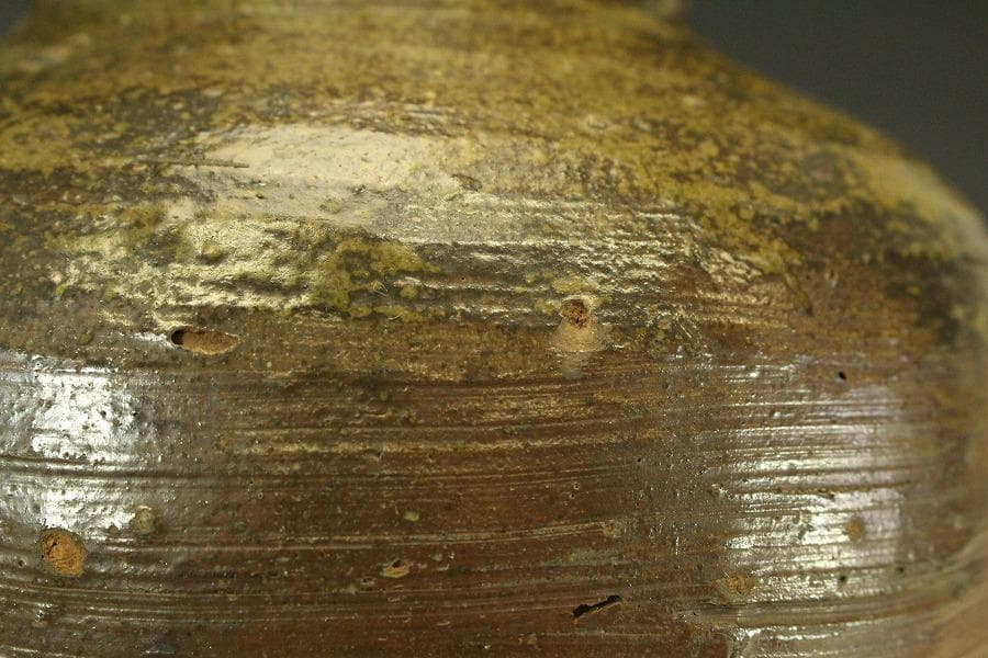 古 祖母懐 壷 高29cm 在銘(LC585)