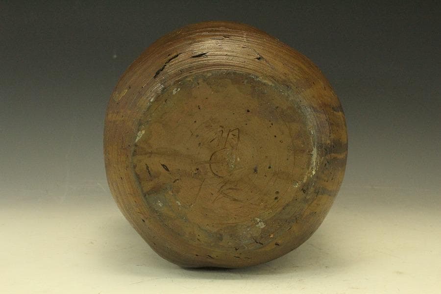 古 祖母懐 壷 高29cm 在銘(LC585)