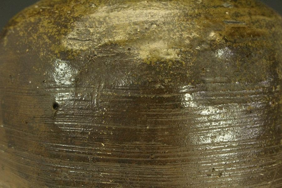 古 祖母懐 壷 高29cm 在銘(LC585)