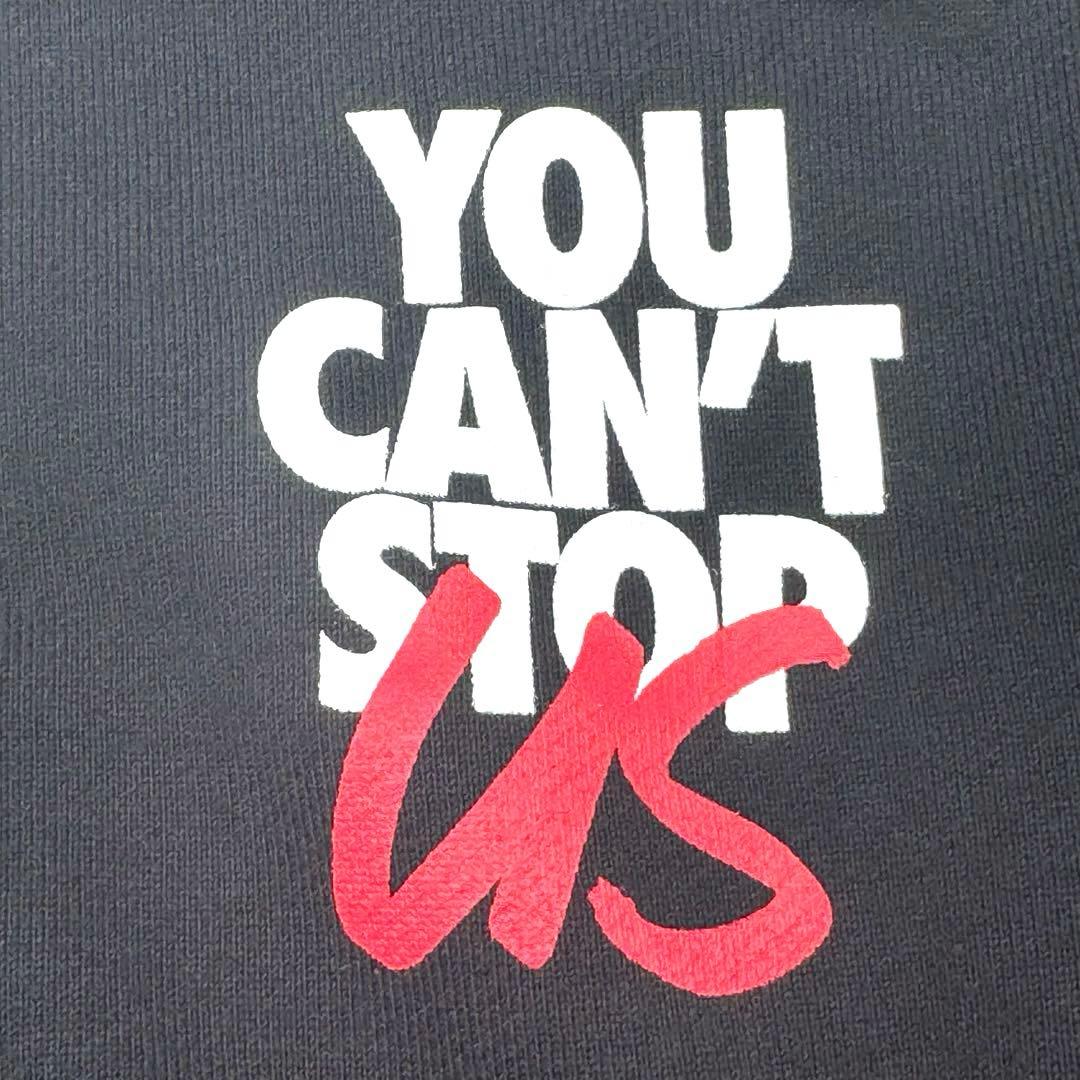 超美品　サカイ　ナイキ　コラボ　ブラック　異素材ドッキング　プルパーカー　2 M