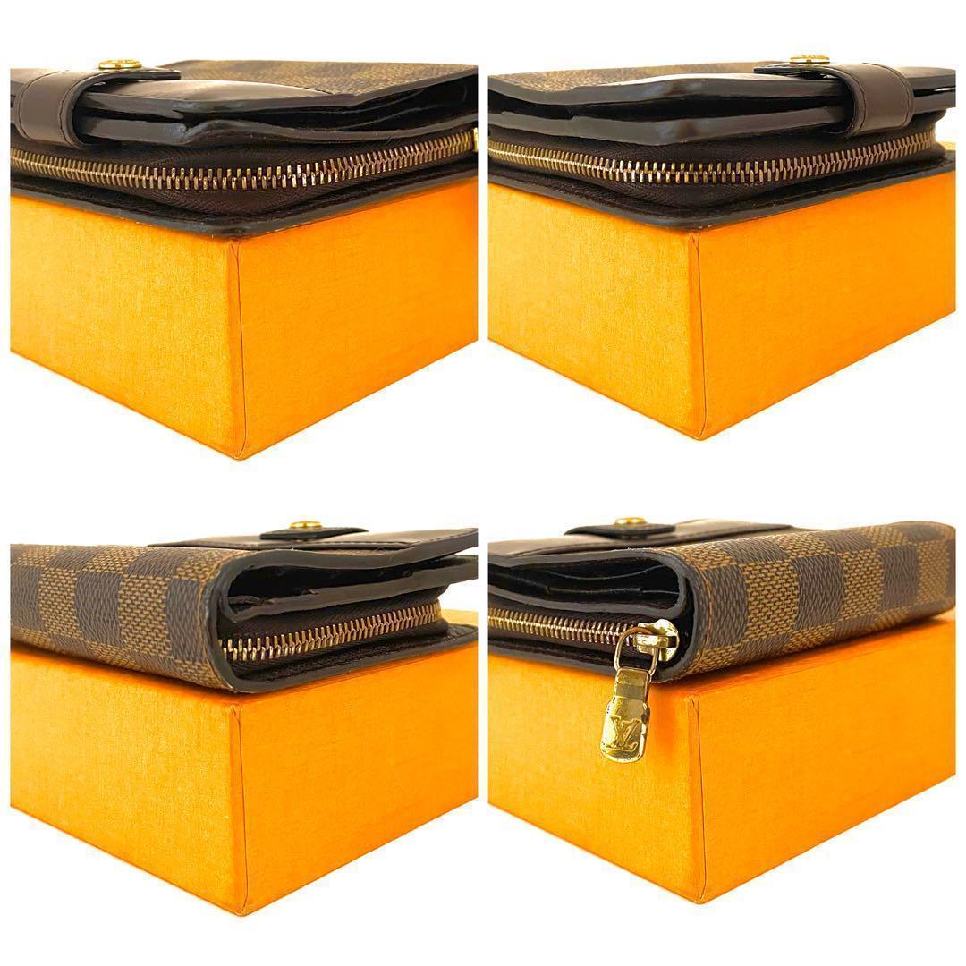 ⭕️気軽に使える⭕️ルイヴィトン財布ダミエ コンパクトジップ 二つ折り財布