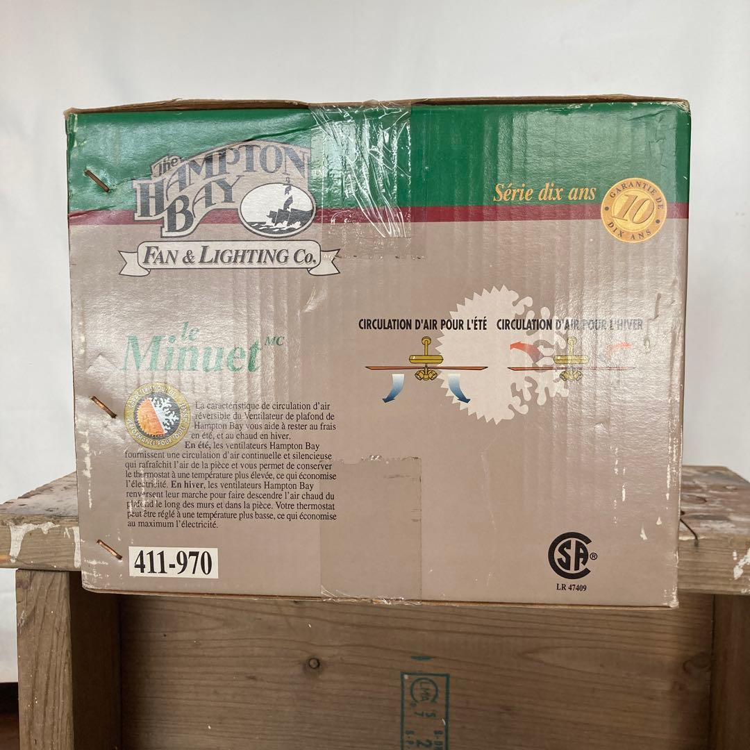 未開封1998Hampton Bay Minuet 30インチ シーリングファン