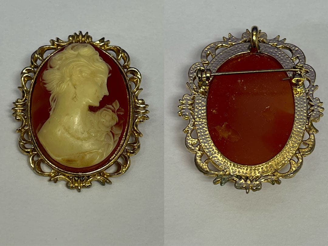 カメオ　ブローチ　まとめ　15点