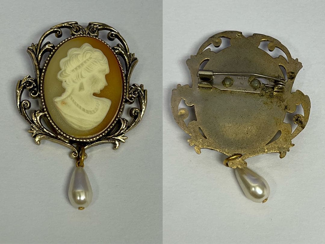 カメオ　ブローチ　まとめ　15点