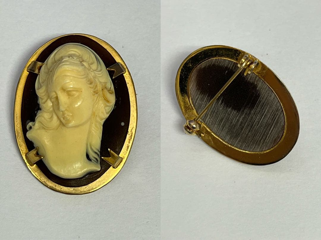 カメオ　ブローチ　まとめ　15点