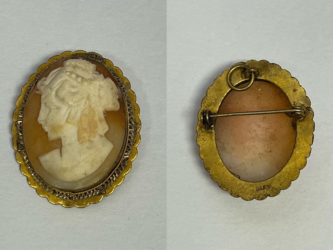 カメオ　ブローチ　まとめ　15点