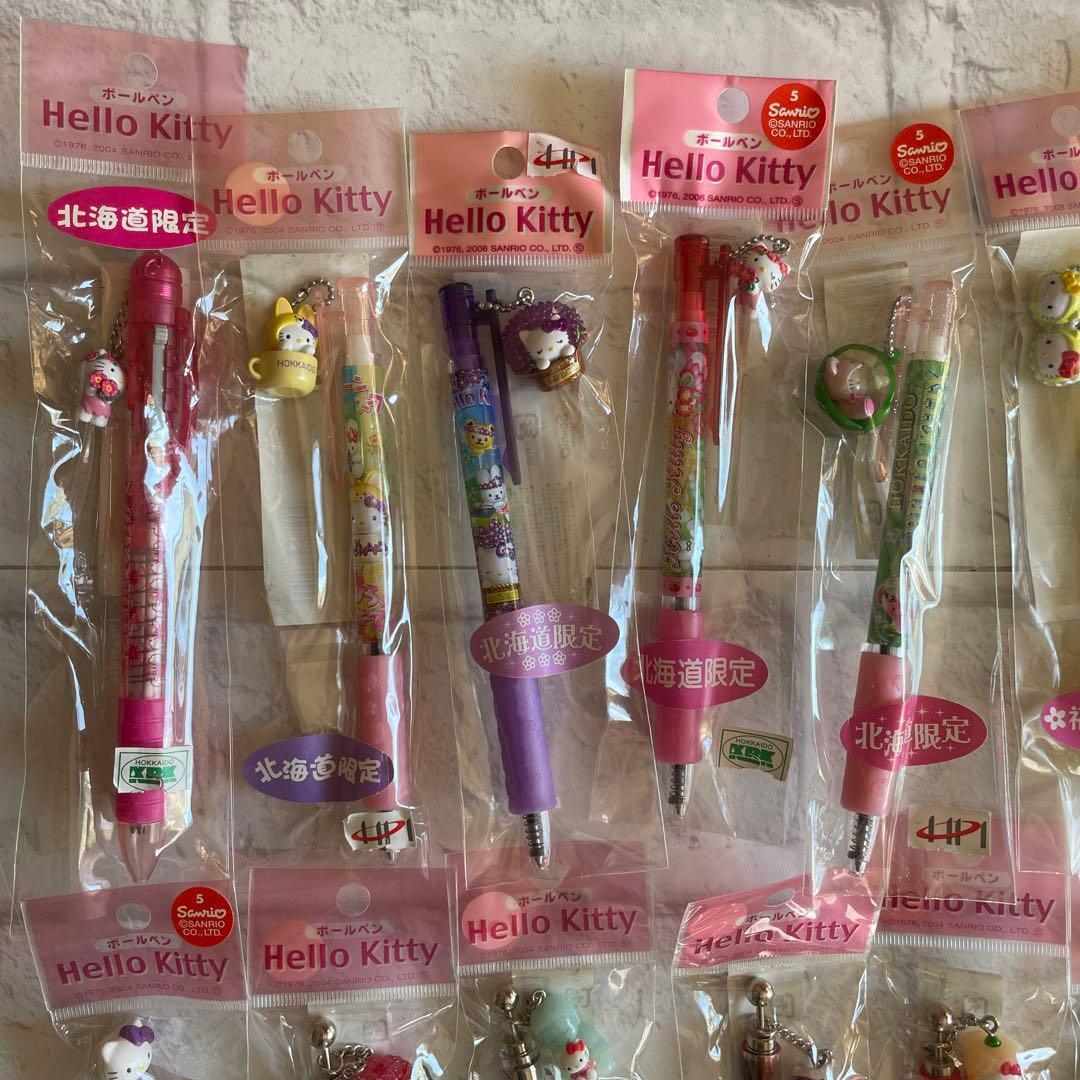 ハローキティご当地ボールペン35本/シャープペン2本　おまけ6本