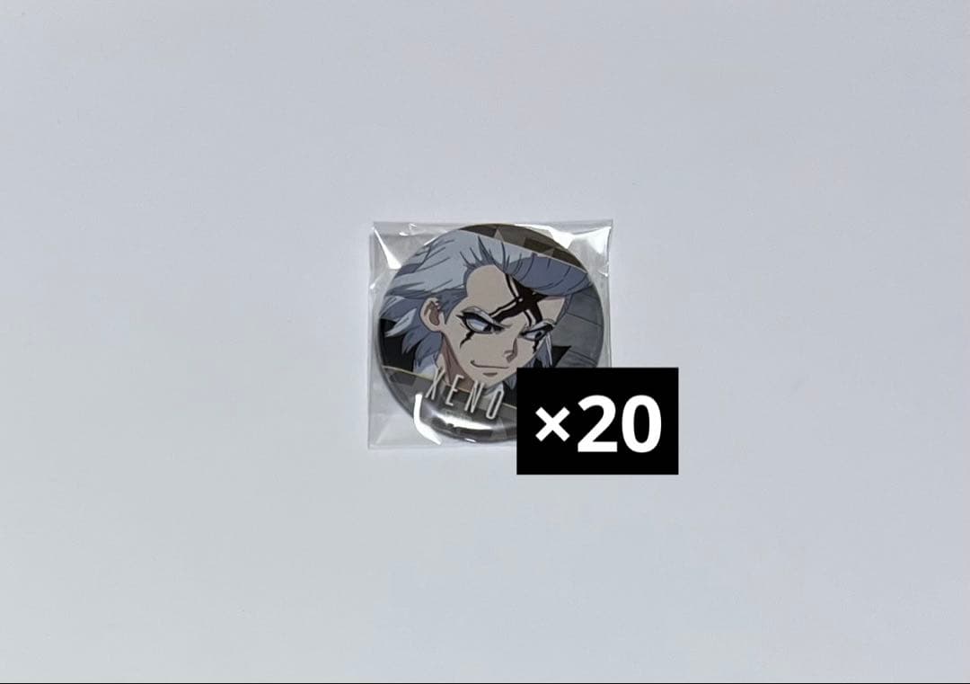 ドクターストーン　ドクスト　ゼノ　百面相缶バッジ　Dr.STONE