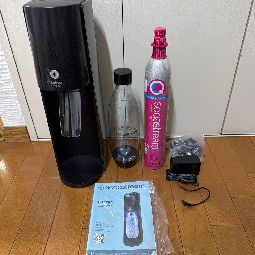【定価24,200円】sodastream E-TERRA 自動炭酸水メーカー
