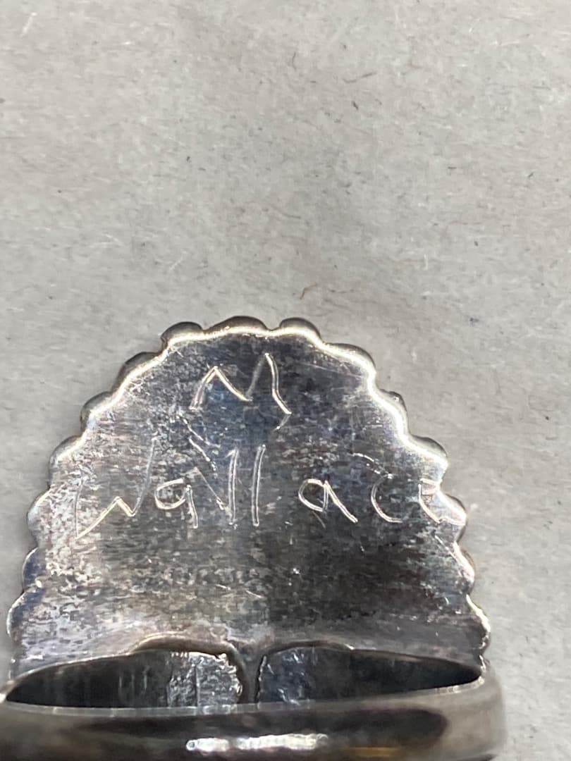 からか インディアン マルチストーン ニードルポイント リング