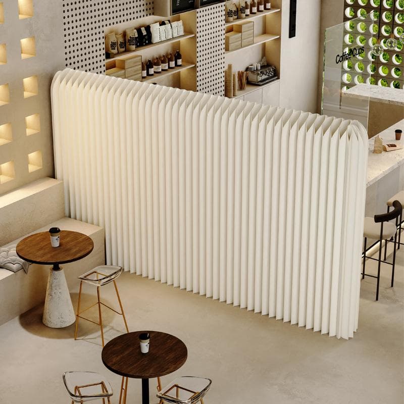 パーテーション間仕切り折り畳み式高さ2ｍ長さ2-3ｍ組立不要ついたて目隠し